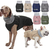 Waterproof Jacket Warm High Collar Reflective Dog Clothes
