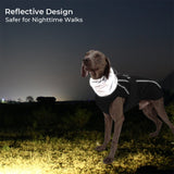 Waterproof Jacket Warm High Collar Reflective Dog Clothes