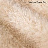 Warm Thick Faux Fur Sofa Protector Non-Slip Sofa Cover