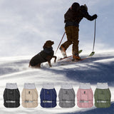 Waterproof Jacket Warm High Collar Reflective Dog Clothes