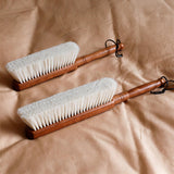 Sandalwood Handle Wool Bristle Multifunctional Dust Cleaning Brush