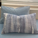 Luxurious Faux Rabbit Fur Milk Velvet Dual-Sided Cosy Bed Sheet Set