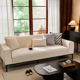 Minimalist Waterproof Wheat Stripe Design Chenille Sofa Cover