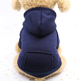 Autumn and Winter Pocket Sweatshirt Double Legs Sports Style Multicolour Pet Dog Clothes-FunnyFuzzy