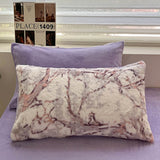 Luxurious Faux Rabbit Fur Milk Velvet Dual-Sided Cosy Bed Sheet Set