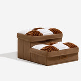 Chessboard Plaid Handcrafted Dog Steps with Storage - Multifunctional and Foldable