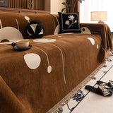 Modern Planet Cup Style Cat-Friendly Chenille Throw Sofa Cover