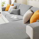 Herringbone Chenille Elastic Full Coverage Anti-Slip Magic Sofa Cover