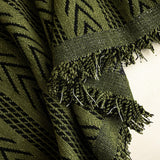 Jacquard Tassel Chenille Sofa Cover
