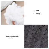 Luxury Houndstooth Cotton-Linen All Seasons Comfort Dog & Cat Sofa Bed