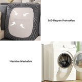 Skin-Friendly Jacquard Plush Breathable Sweat-Absorbent Full-Cover Magic Sofa Cover