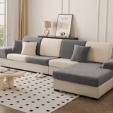 Skin-Friendly Jacquard Plush Breathable Sweat-Absorbent Full-Cover Magic Sofa Cover