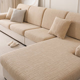 Skin-Friendly Jacquard Plush Breathable Sweat-Absorbent Full-Cover Magic Sofa Cover