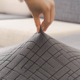 Skin-Friendly Jacquard Plush Breathable Sweat-Absorbent Full-Cover Magic Sofa Cover