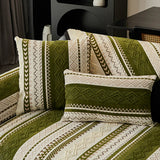 Colour-block Woven Suede Soft Skin-Friendly Anti-Skid Sofa Cover