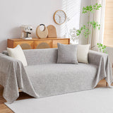 Modern Minimalist Linen Fringe Durable Sofa Cover