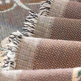 Vintage Botanical Floral Chenille Jacquard Sofa Protector Throw Sofa Cover
