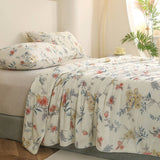 Breathable and Lightweight Floral Cooling Summer Blanket