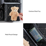 Diamond Pattern Waterproof and Scratch-Resistant Car Seat Back Storage Bag