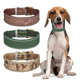 Printed Reflective Soft Faux Microfiber Dog Collar
