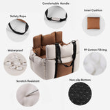 Waterproof Classic Colour Matching Soft Car Seat Bed