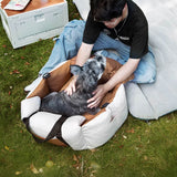Waterproof Classic Colour Matching Soft Car Seat Bed