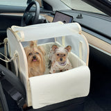 Breathable Multifunctional Large Space Travel Safety Dog Car Seat Bed for Small Dogs