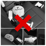 Compact Car Seat Back Organizer with Tissue Holder