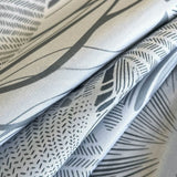 Light-Luxe Botanical Print Cooling Silky Duvet Cover Bed Sheet Set