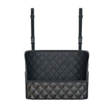 Quilted Diamond Pattern Car Seat Gap Storage Bag – Keep Your Essentials Handy