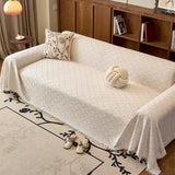 Soft T-Pattern Cotton Gauze Sofa Drape Throw Sofa Cover