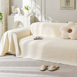 Soft Waterproof Teddy Plush Throw Sofa Cover