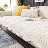 Leaf Cotton Carpet Anti-scratch Protective Sofa Cover 