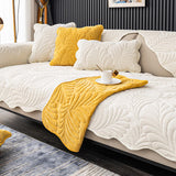 Leaf Cotton Carpet Anti-scratch Protective Sofa Cover 