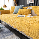 Leaf Cotton Carpet Anti-scratch Protective Sofa Cover 