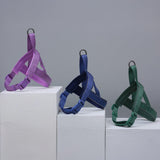 Nylon Adjustable Reflective No-Pull Dog Harness Collar and Lead