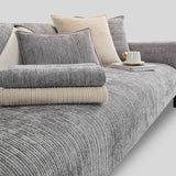 Simple Solid Colour Chenille Scratch-resistant Protective Sofa Cover