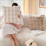 Soft Reversible Plush Sofa Pillow