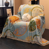 Tropical Style Multi-Purpose Sofa Protection Scratch Resistance Throw Sofa Cover