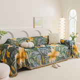 Tropical Style Multi-Purpose Sofa Protection Scratch Resistance Throw Sofa Cover