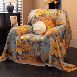 Tropical Style Multi-Purpose Sofa Protection Scratch Resistance Throw Sofa Cover