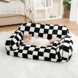 Vintage Leisure Diamond Pet Sofa Bed