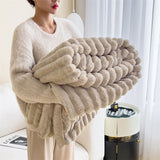 Warm Plush Sofa Throw Blanket Dog Blanket